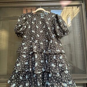 Sandy Liang puff sleeve dress